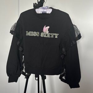 【Used】XXS Miss Sixty sweatshirt with raffles